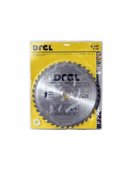 Disc circular vidia, 40 dinti, 300 mm, Drel