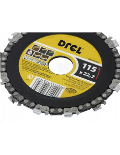 Disc debitat lemn, cu lant, 115 mm, Drel 2