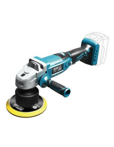 Masina de polisat/lustruit, roto excentrica, 18V Li-ion (acumulator neinclus), 125 mm, SAS+ALL, Dedra