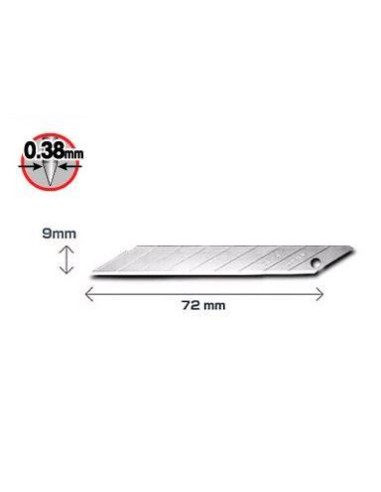Lame cutter, taiere precizie, 9 mm, 5 buc, OLFA
