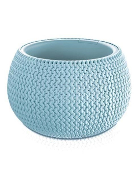 Ghiveci decorativ pentru flori, rotund, albastru, 29x19.5 cm, Splofy Bowl