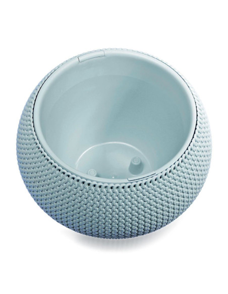 Ghiveci decorativ pentru flori, rotund, albastru, 29x19.5 cm, Splofy Bowl