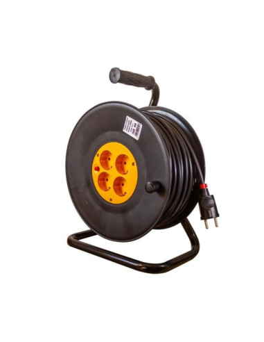 Prelungitor electric industrial, pe tambur, 3x1.5 mm², IP20, 30 m, Gelux