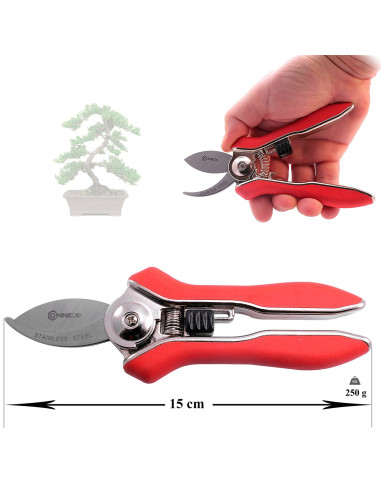 Foarfeca taiat flori, tip bypass, profesionala, 15 cm