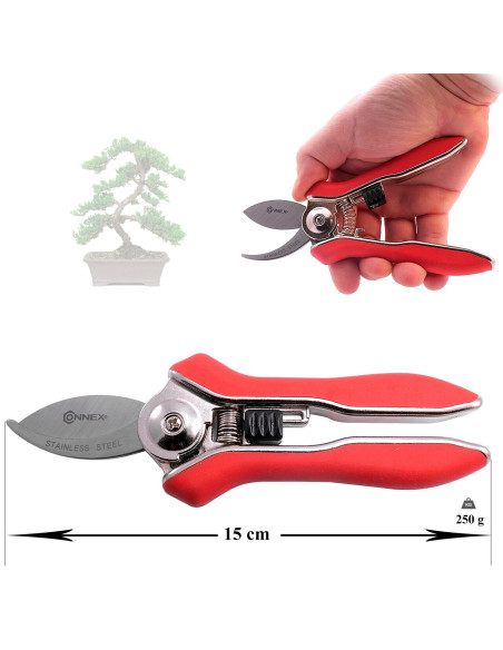 Foarfeca taiat flori, tip bypass, profesionala, 15 cm