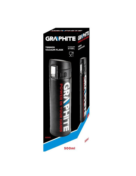 Termos, inox, 500 ml, Graphite