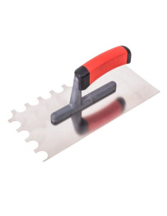 Gletiera inox cu zimti, maner soft, 13x28 cm, Beorol