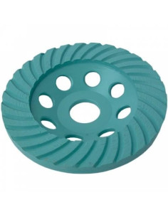 Disc diamantat turbo, beton, slefuire uscata, 125 mm, Dedra