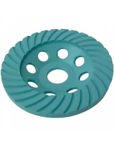 Disc diamantat turbo, beton, slefuire uscata, 125 mm, Dedra
