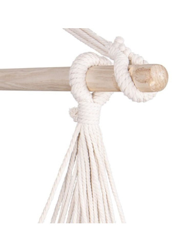 Hamac tip scaun, cu 2 perne, multicolor, max 150 kg, 130x100 cm, Springos