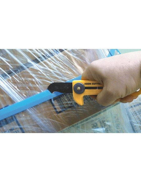 Lama cutter industrial, varf incovoiat, OLFA