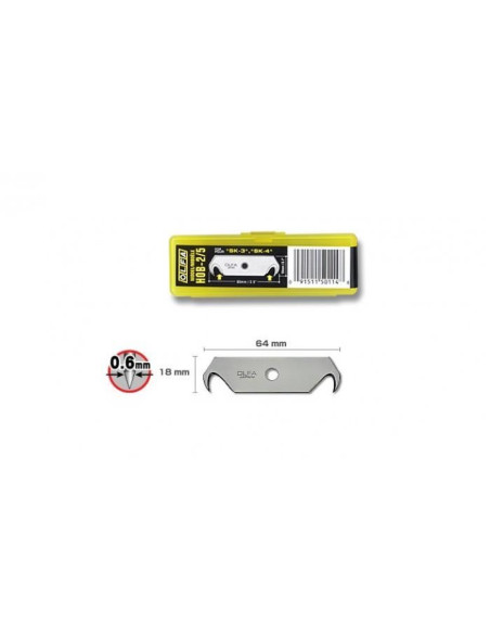 Lame cutter cu cioc 18 mm, OLFA