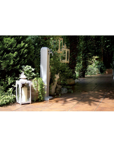 Masca robinet de gradina, cu adaptor furtun, gri, 90 cm, Itwan