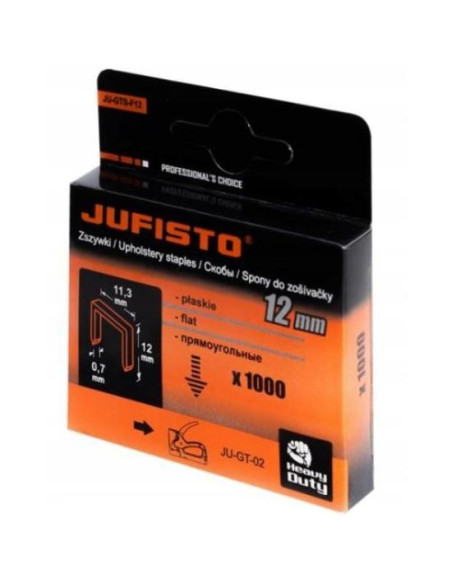 Capse tip J/53, 12 mm, 1000 buc, Jufisto