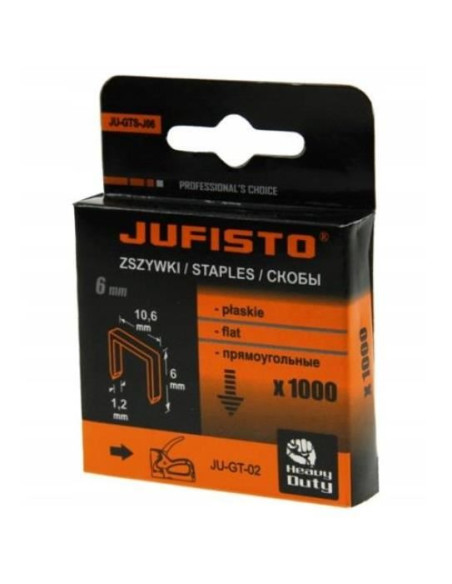 Capse tip G/10, 6 mm, 1000 buc, Jufisto