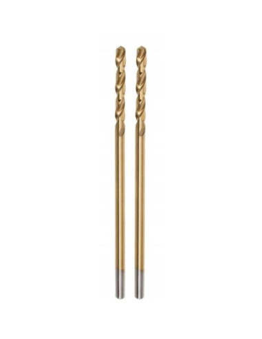 Burghiu pentru metal, nitrura de titan, 2 buc, 3.5 mm, Jufisto