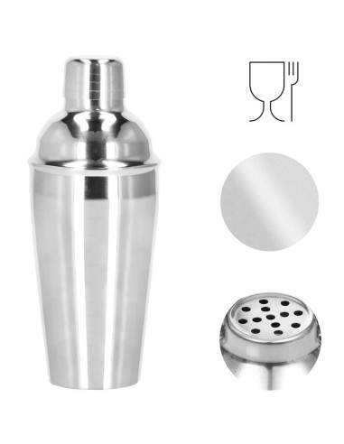Kit pentru barmani, cocktail shaker, inox, set 5 piese, 550 ml, Springos