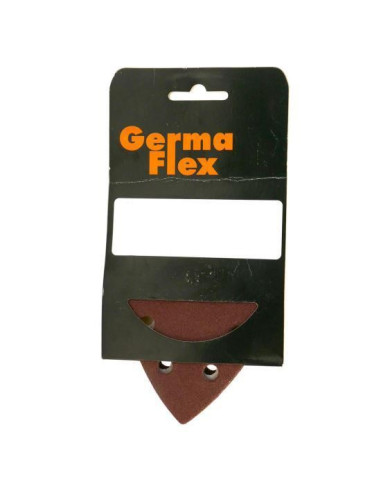 Set 5 abrazive/smirghel cu scai cu gauri triunghi, P100, 93x93x93 mm, Germa Flex