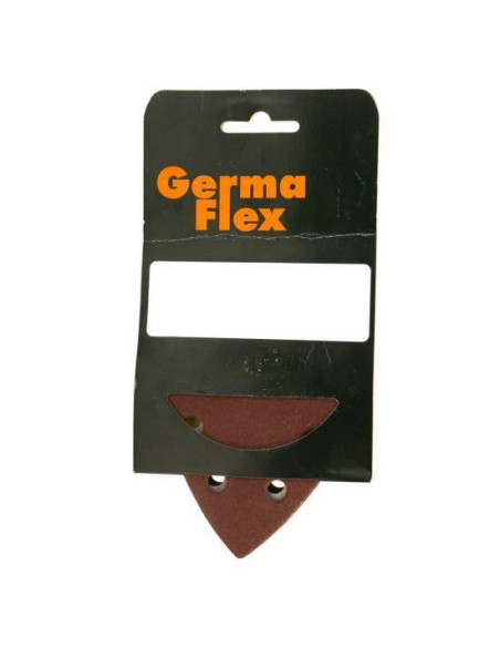Set 5 abrazive/smirghel cu scai cu gauri triunghi, P100, 93x93x93 mm, Germa Flex