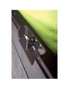 Lada depozitare de gradina, maro inchis, 119x48x60 cm, Rato 2