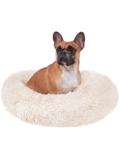 Culcus moale, pentru caine/pisica, bej, 50 cm 2