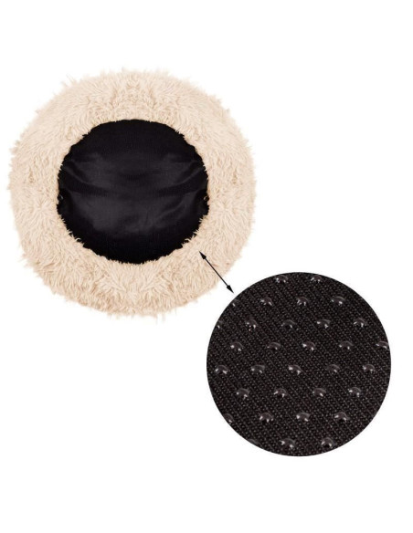 Culcus moale, pentru caine/pisica, crem, 50 cm