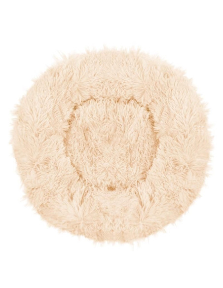 Culcus moale, pentru caine/pisica, crem, 60 cm