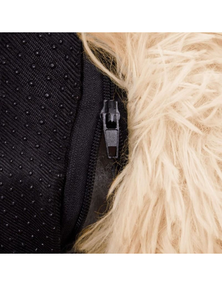 Culcus moale, pentru caine/pisica, crem, 60 cm