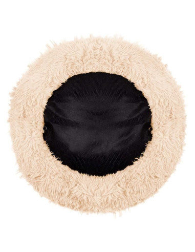 Culcus moale, pentru caine/pisica, crem, 70 cm