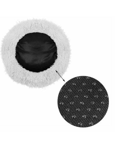 Culcus moale pentru caine/pisica, gri, 90 cm