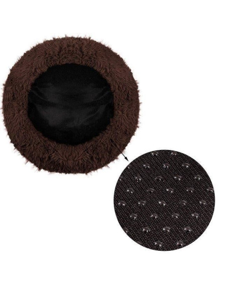 Culcus moale pentru caine/pisica, maro, 70 cm