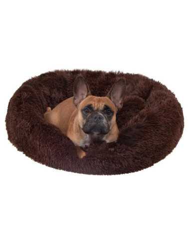 Culcus moale pentru caine/pisica, maro, 70 cm