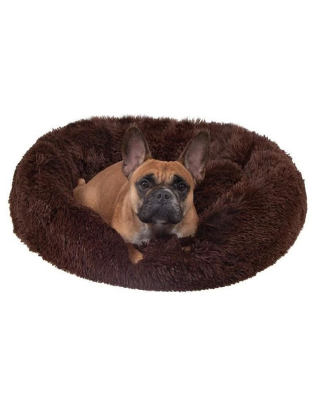 Culcus moale pentru caine/pisica, maro, 70 cm