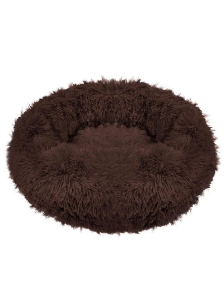 Culcus moale, pentru caine/pisica, maro, 80 cm
