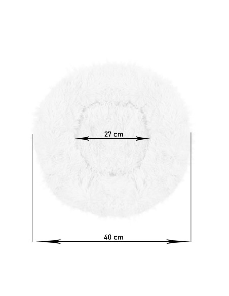 Culcus moale, pentru caine/pisica, negru, 40 cm