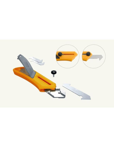 Lame cutter, pentru decoratii, doua taisuri, 3 buc, OLFA
