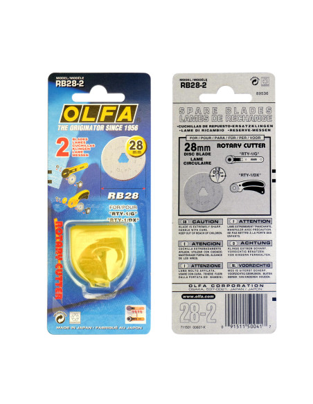 Rezerva Cutter ROTATIV cu disc 28mm - Set 2 buc 28 mm