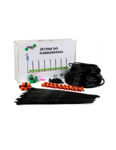 Sistem irigatii cu aspersor rotativ, 62 piese, 20 m, GardenLine