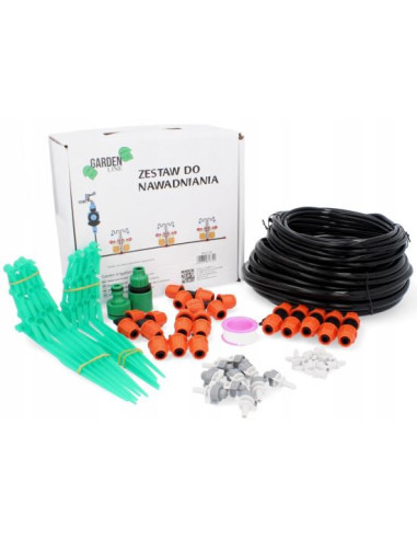 Sistem irigatii, 10 duze, 49 piese, GardenLine