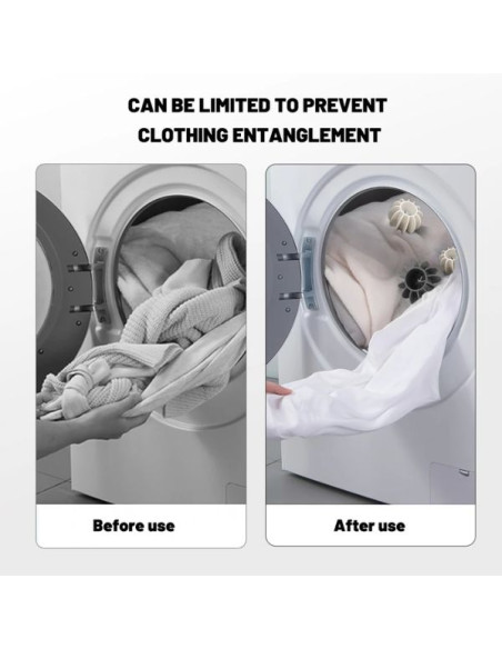 Set Parfum Concentrat pentru Rufe, Pure Fresh, 250 ML si 4 Bile Reutilizabile pentru a Preveni Incurcarea Hainelor in Masina de 