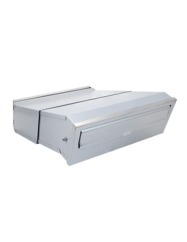 Cutie postala, inox, adancime reglabila, argintiu, format C4, 30x24/40.5x11 cm, Damech