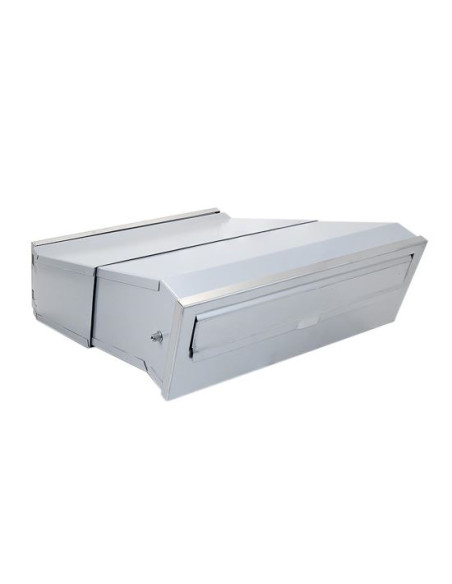 Cutie postala, inox, adancime reglabila, argintiu, format C4, 30x24/40.5x11 cm, Damech