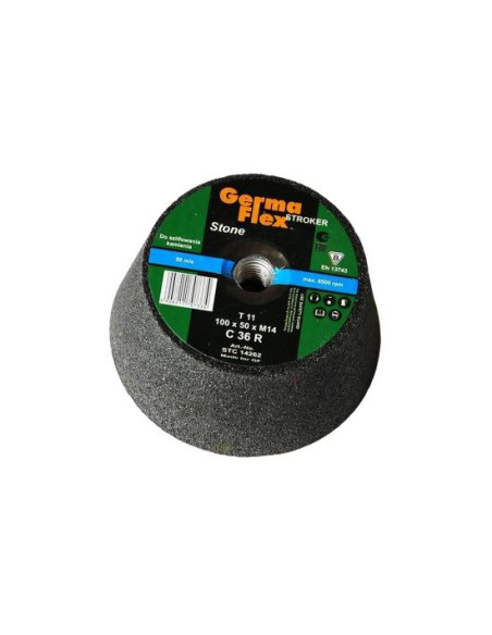Piatra polizat tip oala, CT11, P24, 100x50 mm, Germa Flex