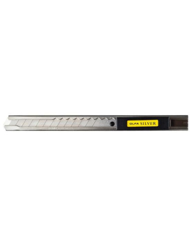 Cutter profesional 9 mm, otel inoxidabil, autoblocare, OLFA