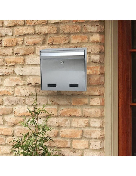 Cutie postala, inox, argintiu, format C4, 36x9x29 cm, Damech