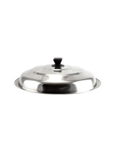 Capac inox, pentru ceaun, 33 cm, Perfect Home 