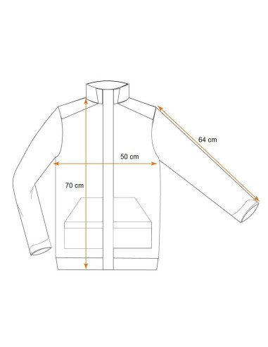 Geaca de lucru din lana polara, cu intarituri Cordura, model Premium, marimea S/48, NEO