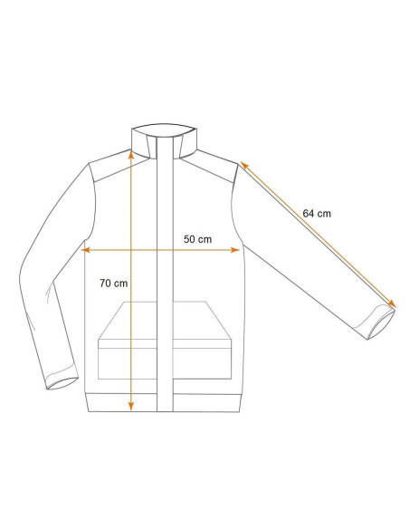 Geaca de lucru din lana polara, cu intarituri Cordura, model Premium, marimea S/48, NEO
