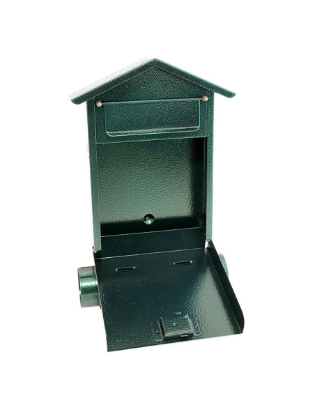 Cutie postala, cu loc pentru ziar, verde, format B6, 23x7x37.5 cm, Damech