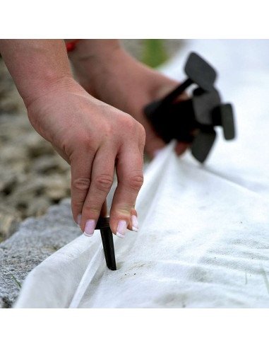 Cui plastic prindere folie, tip harpon, 50 buc, 200x38 mm, Prosperplast